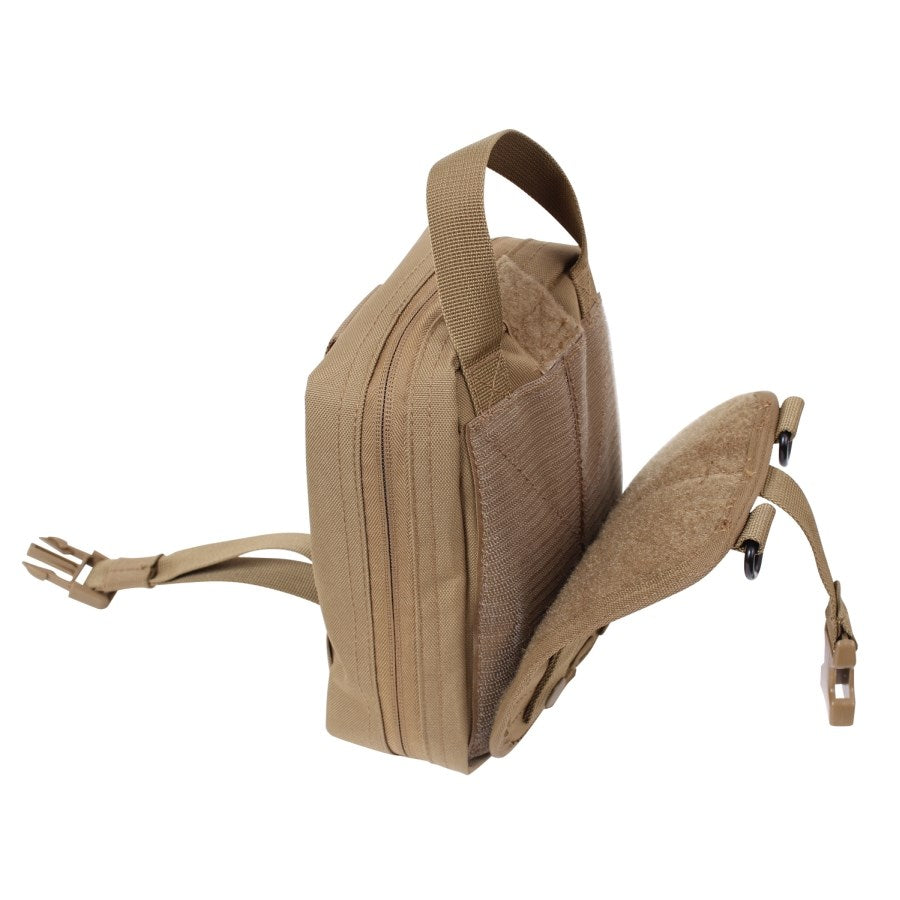 Funda táctica Breakaway negra plegada con sistema MOLLE, poliéster 600 Denier