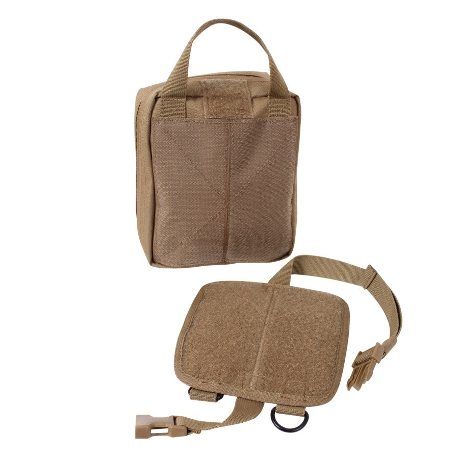 Funda táctica Breakaway negra plegada con sistema MOLLE, poliéster 600 Denier