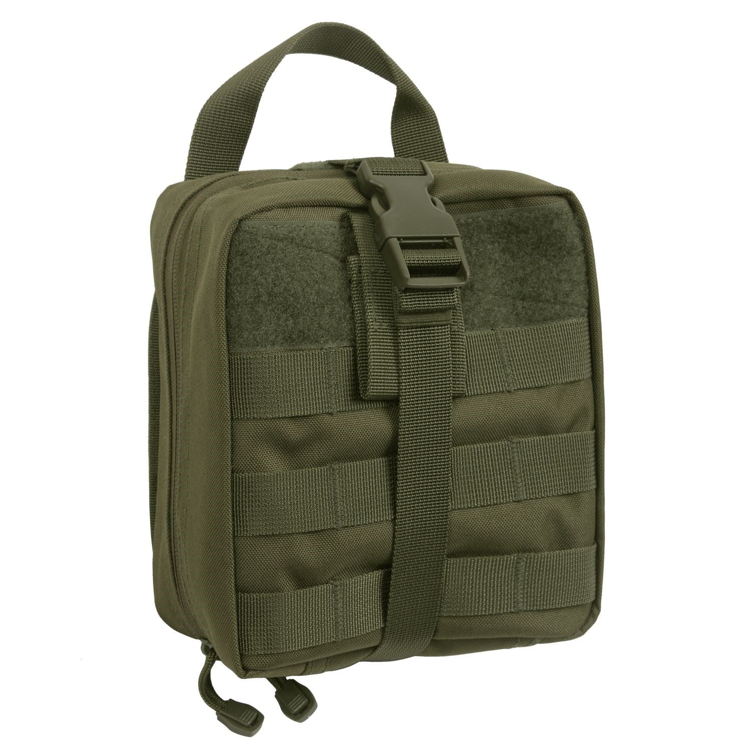 Funda táctica Breakaway negra plegada con sistema MOLLE, poliéster 600 Denier