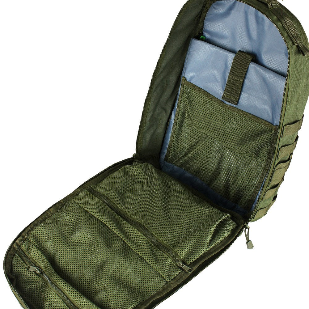 Mochila VENTURE Verde, 27,5 L, aprox. 30 x 51 x 18 cm