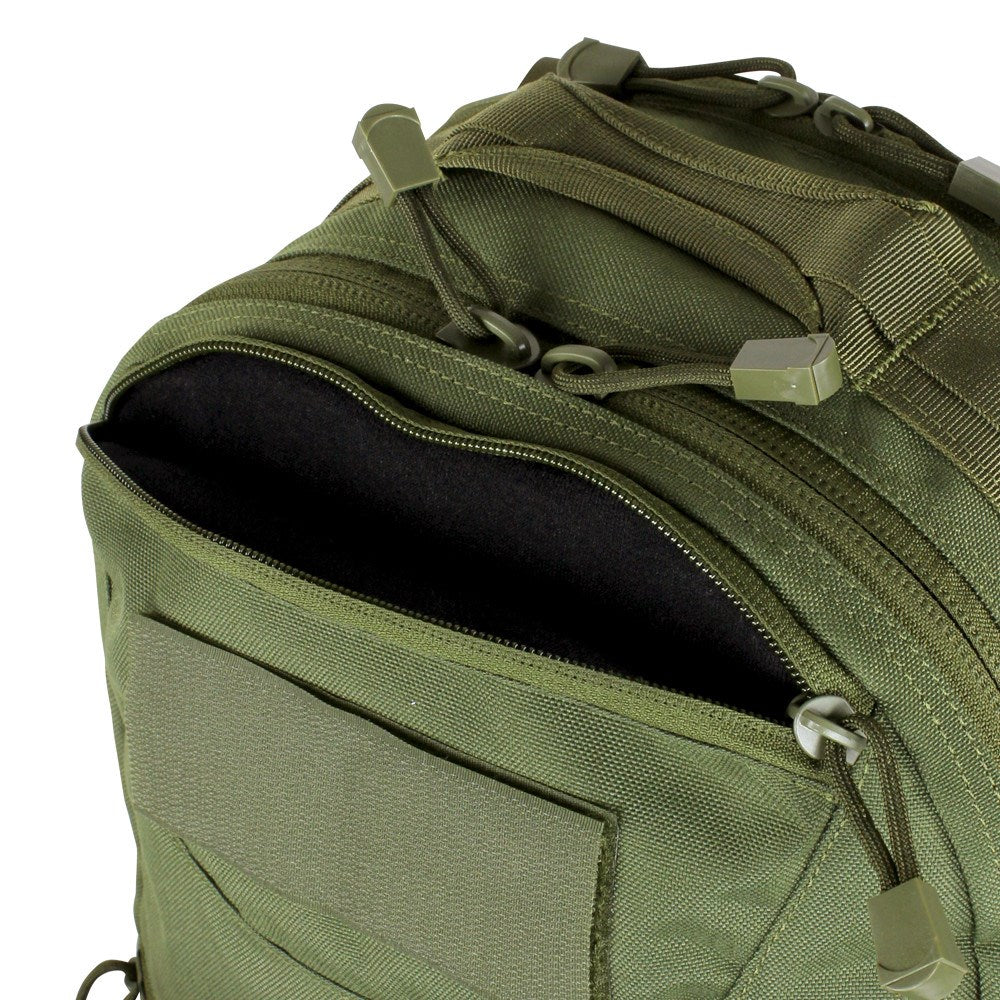 Mochila VENTURE Verde, 27,5 L, aprox. 30 x 51 x 18 cm