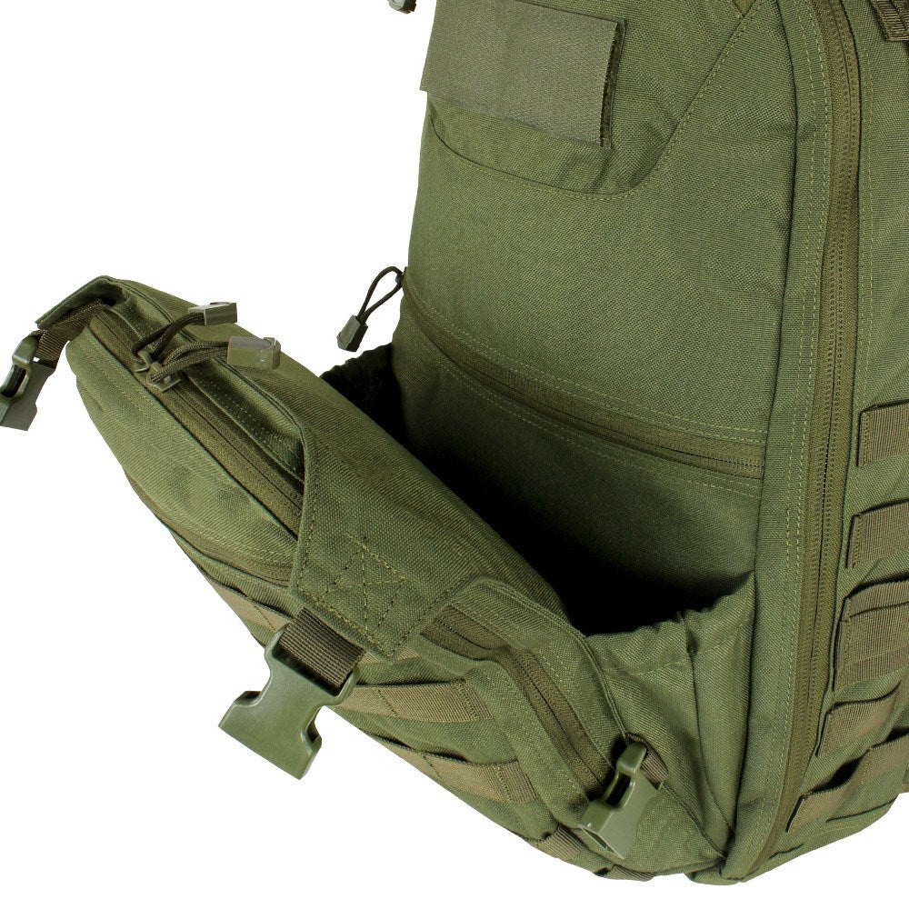 Mochila VENTURE Verde, 27,5 L, aprox. 30 x 51 x 18 cm