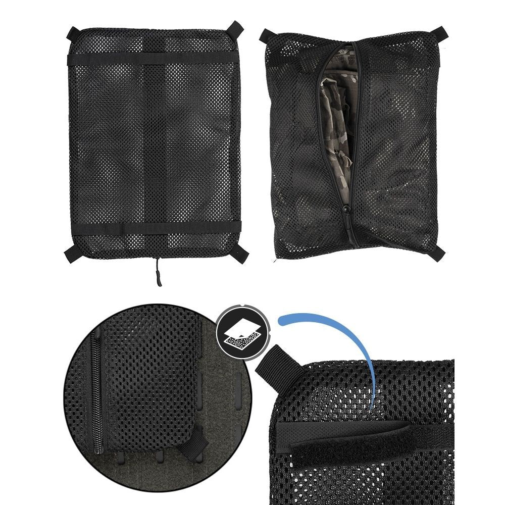 Kapsa síťovaná organizační do batohu velká ZELENÁ - bolsa organizadora de malla verde MIL-TEC para mochila