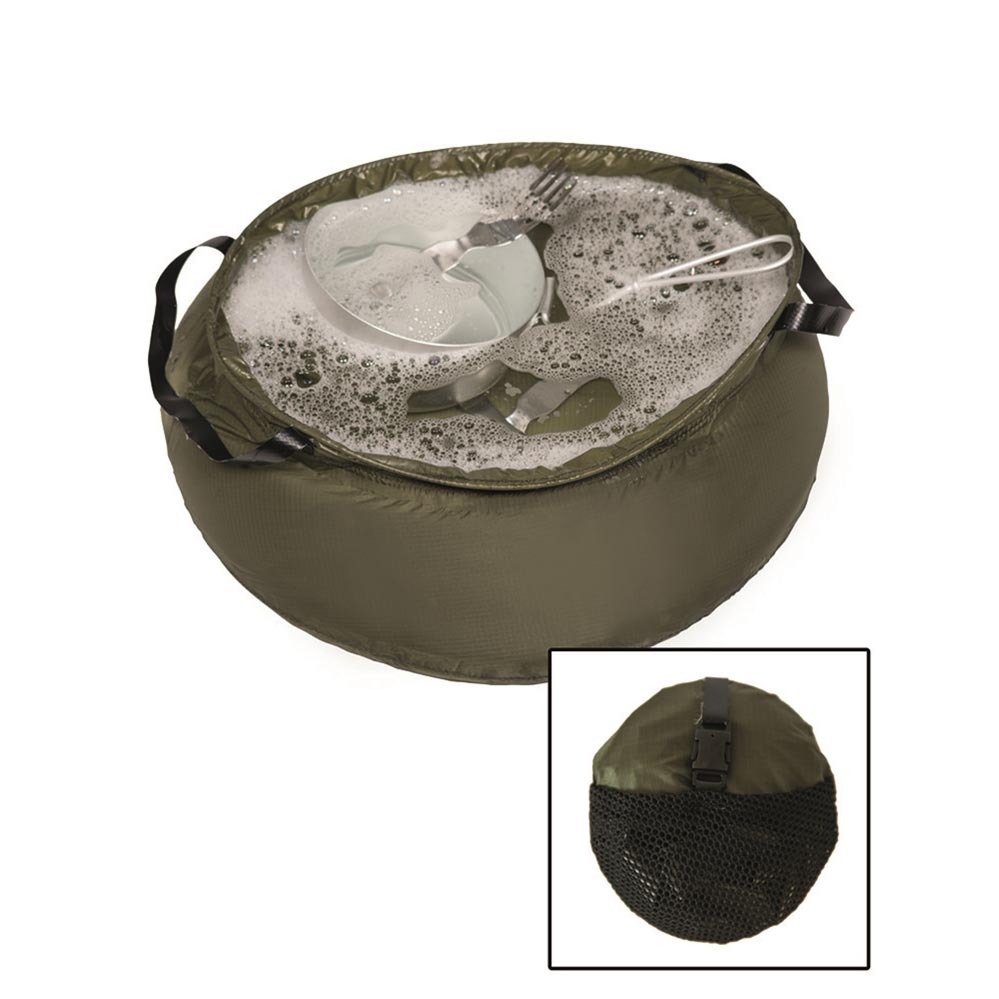 Lavabo plegable verde 10 litros