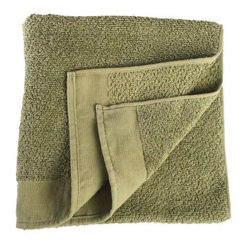 Toalla BW frote verde 100x50 cm