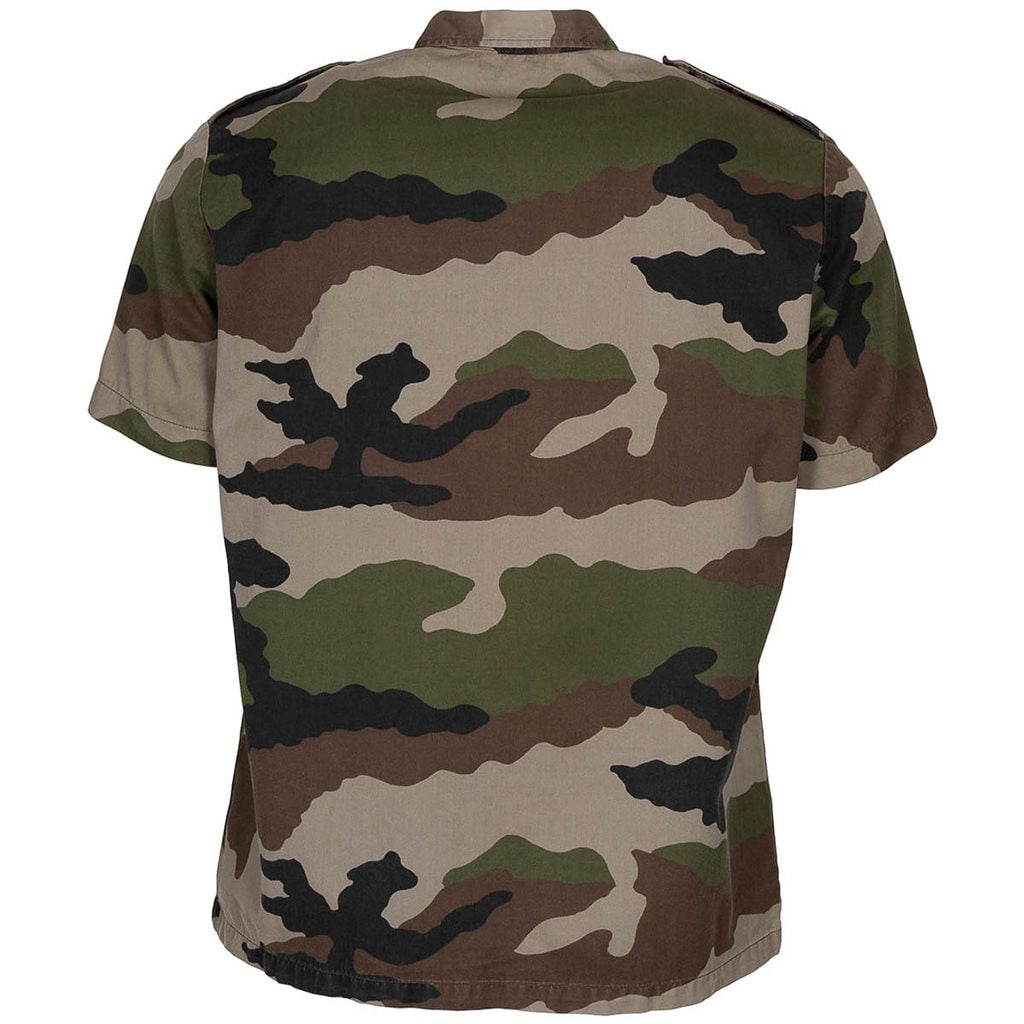 Camisa de campo francesa CCE TARN manga corta usada