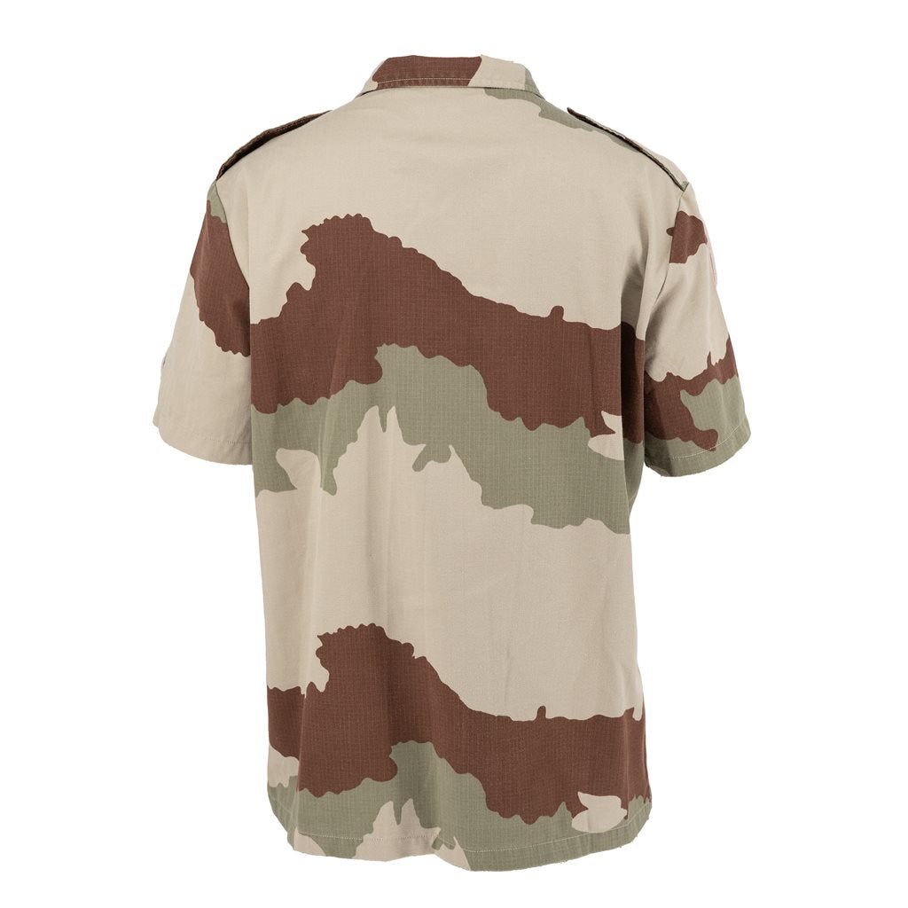 Camisa de campaña francesa manga corta CCE DESERT - original