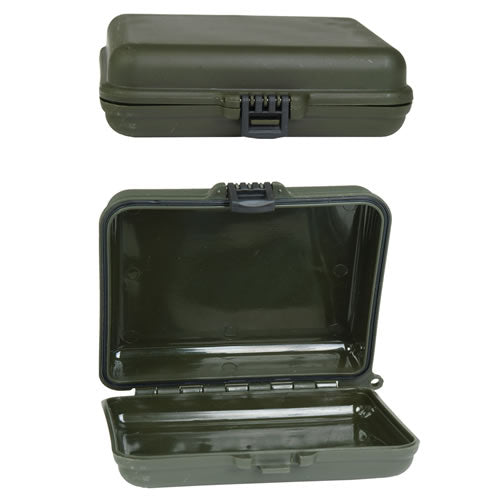Caja plástica verde 120 x 95 x 35 mm resistente al agua para equipo outdoor