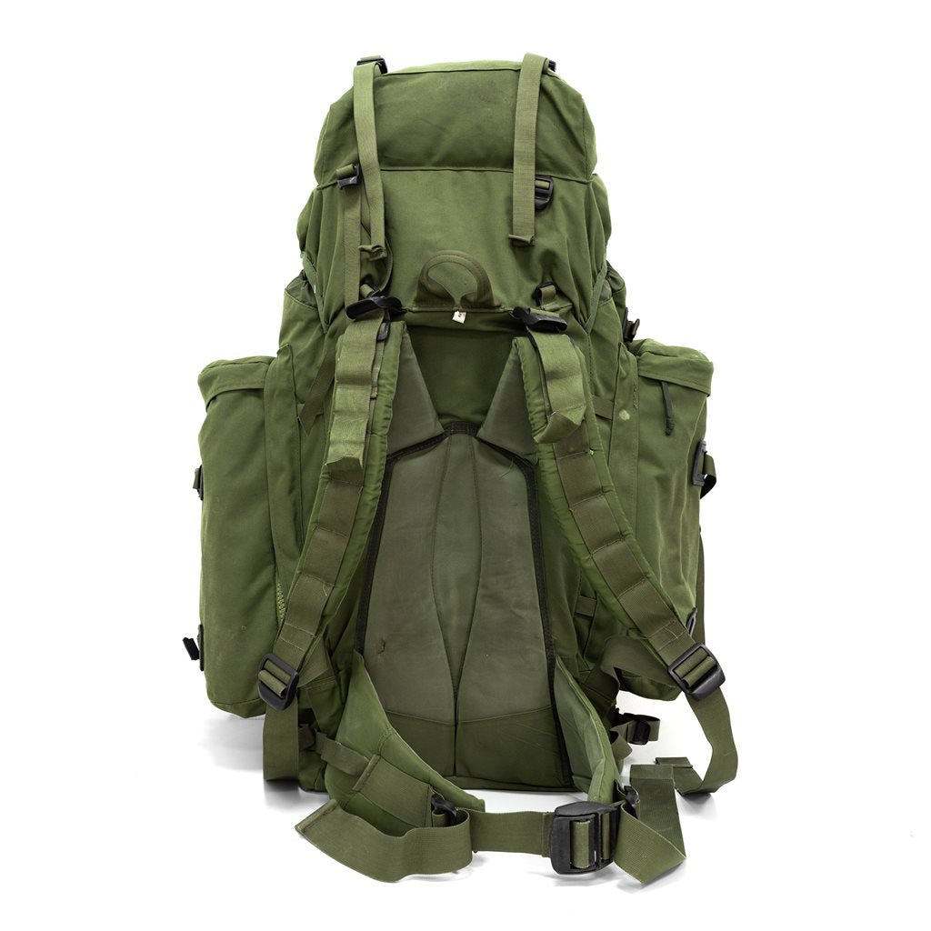 Mochila BERGHAUS CYCLOPS II VULCAN verde usada con bolsillos
