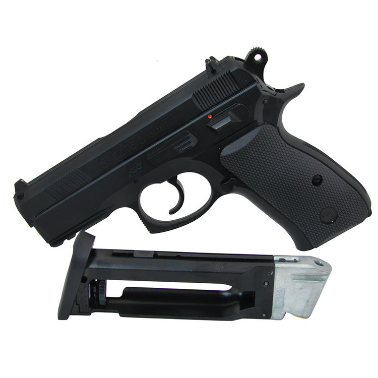 Pistola CO2 ASG CZ-75 D Compact réplica fiel con logos de Ceska zbrojovka BB 4,5 mm