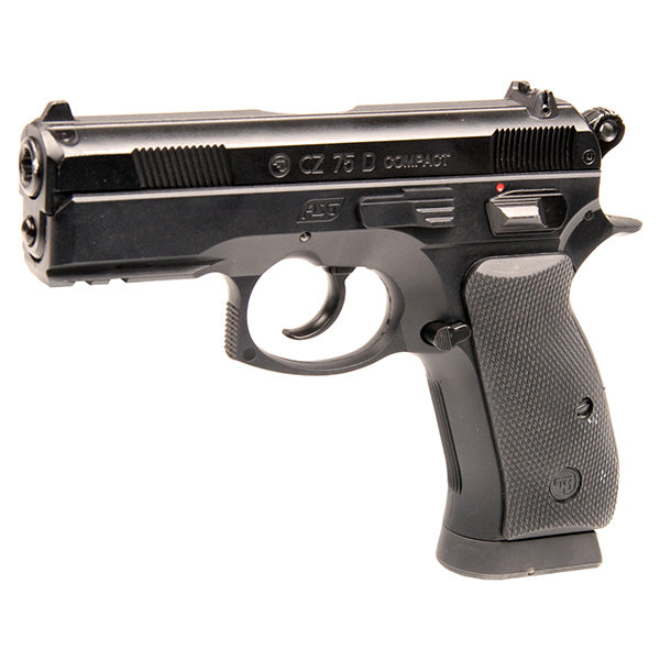 Pistola CO2 ASG CZ-75 D Compact réplica fiel con logos de Ceska zbrojovka BB 4,5 mm