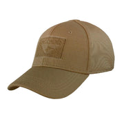 Gorra táctica FLEX en poliéster con parches Velcro y visera