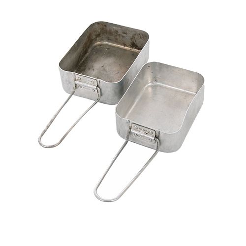 Vajilla británica de aluminio 2 piezas usada - identificador 91463300