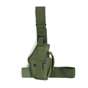 Funda muslera para pistola verde con bolsillo para cargador, correa ajustable y nylon 100%