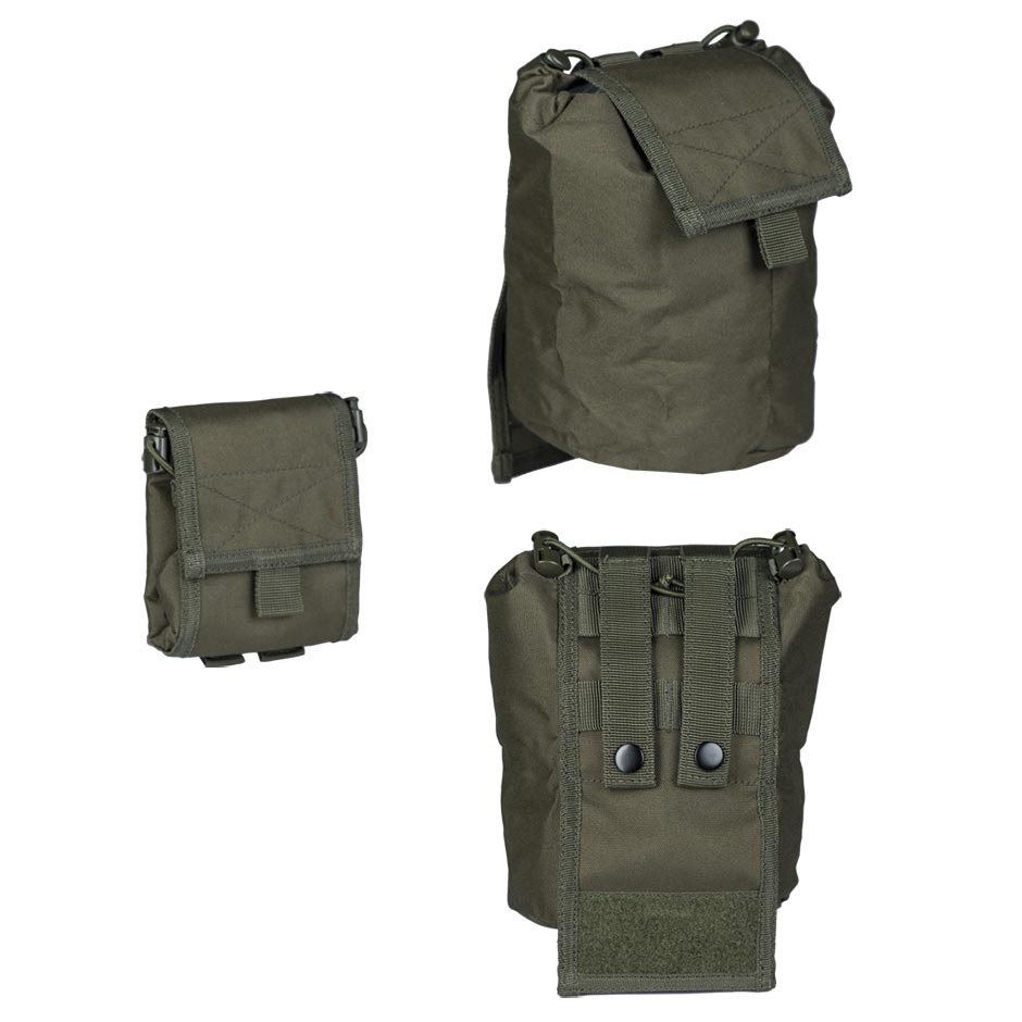 Bolsa plegable para cargadores vacíos MIL-TEC en verde