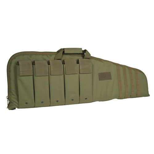 Bolsa para rifle MODULAR negra con correa 100cm y múltiples bolsillos