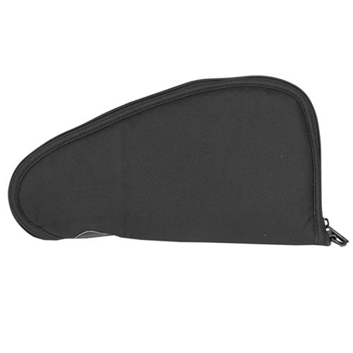Funda pistolera pequeña verde acolchada para pistola, cremallera y anilla en D, 30 x 18 cm, 100% poliéster