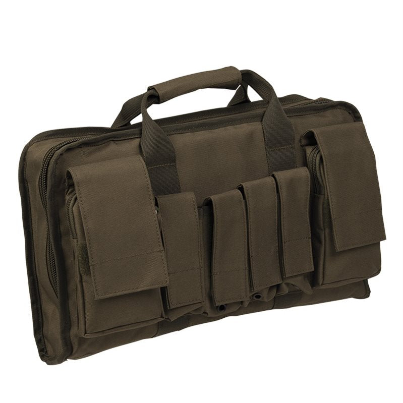 Bolsa TACTICAL grande para pistola verde en poliéster con acolchado EVA