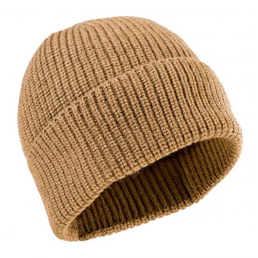 Gorro de invierno tejido CLASSIC MERINO en lana negra