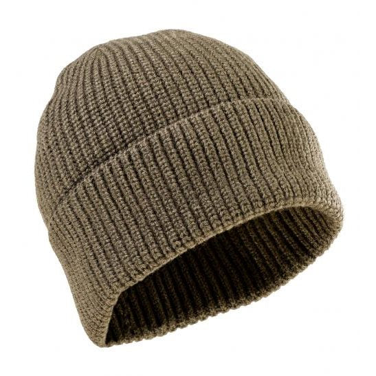 Gorro de invierno tejido CLASSIC MERINO en lana negra