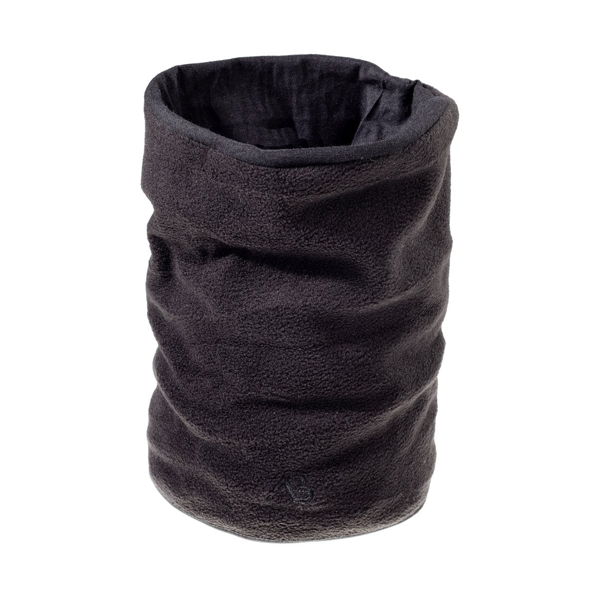 Braga tubular FLEECE alargada negra 75 x 25 cm