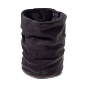 Braga tubular FLEECE alargada negra 75 x 25 cm