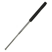 Porra telescópica 53 cm plateada endurecida con funda y mango antideslizante