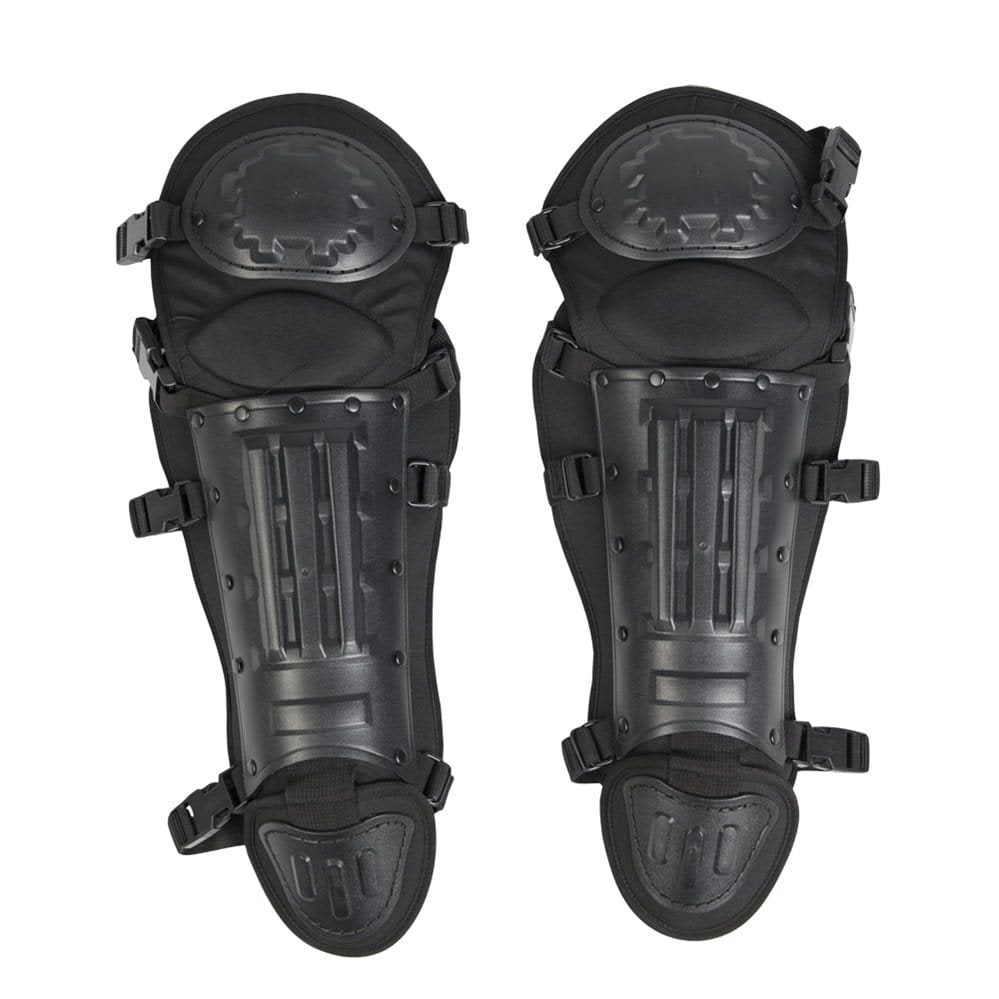 Protectores rodilla, tibia y empeine SECURITY en negro