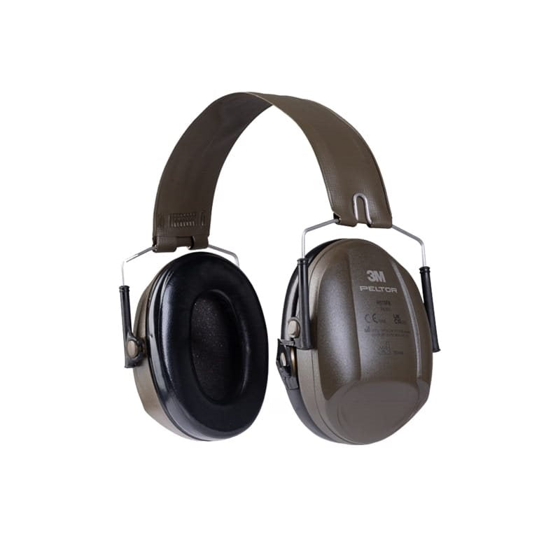 Auriculares protectores PELTOR Bull's Eye I verdes plegables, almohadillas de espuma