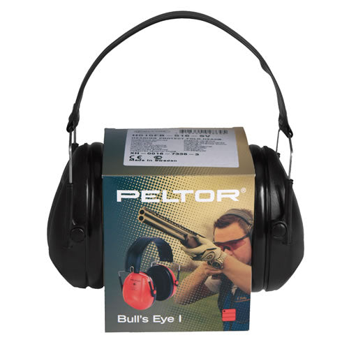 Auriculares PELTOR H515FB Bull's Eye I negros plegables para protección auditiva en campos de tiro