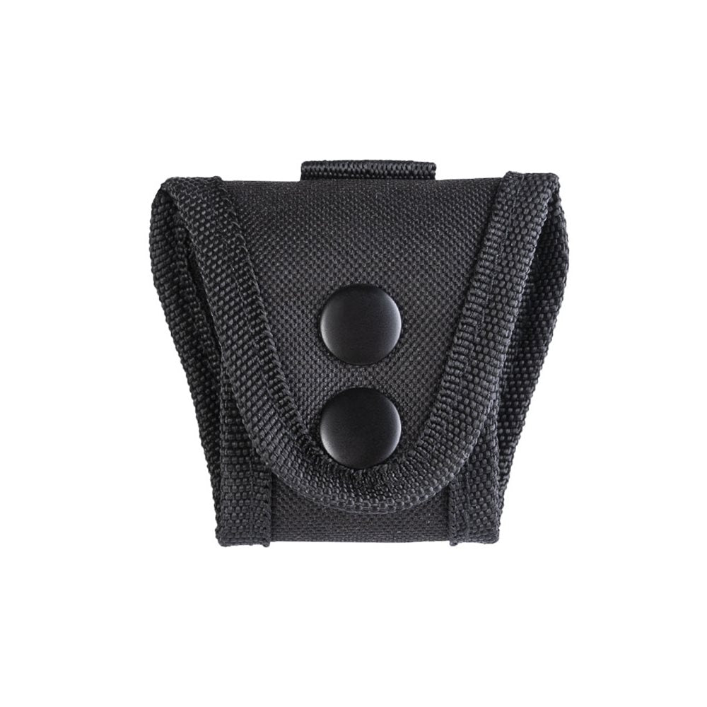 Funda negra para esposas SECURITY con cierre de dos botones, 6,5 x 7 cm, 100% polipropileno