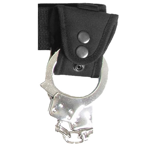 Funda negra para esposas SECURITY con cierre de dos botones, 6,5 x 7 cm, 100% polipropileno