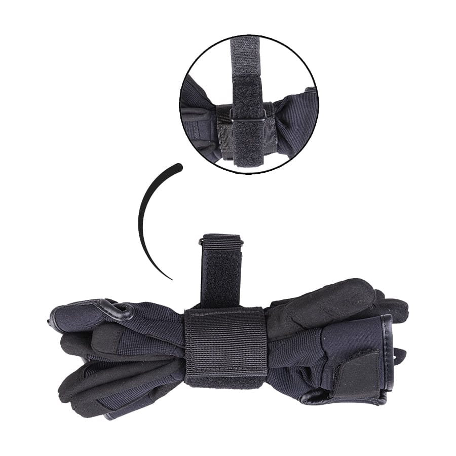 Colgador de cinturón para guantes SECURITY negro