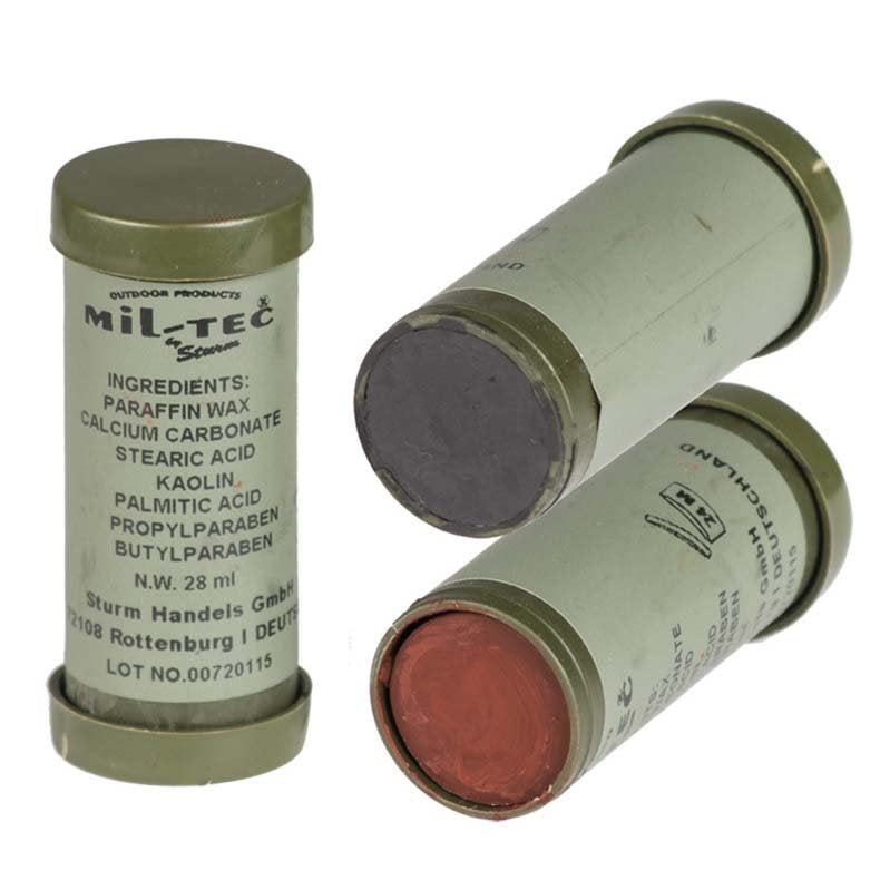 Pintura de camuflaje reversible negro y marrón en tubo 28 ml