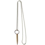 Colgante con cartucho 5,56 mm y cadena de aprox. 60 cm