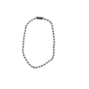 Cadena de cuentas corta 14 cm para dog tags (placas identificativas)