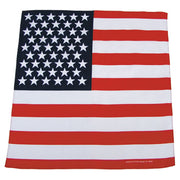 Pañuelo bandana 55x55 cm con bandera de EE. UU.