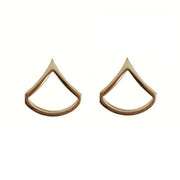 Insignia metálica dorada Private First Class US Army