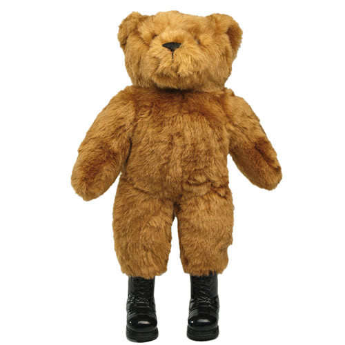Osito TEDDY de peluche 54 cm con botas incluidas, 100% poliester