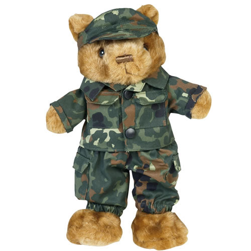 Ropa para peluche TEDDY pequeño Woodland, 65% poliéster 35% algodón