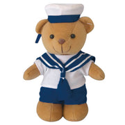 Peluche TEDDY marinero 20 cm, oso de peluche con traje de marinero