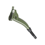 Embudo metálico verde para bidones de gasolina (5, 10, 20 L), tubo aprox. 32,5 cm