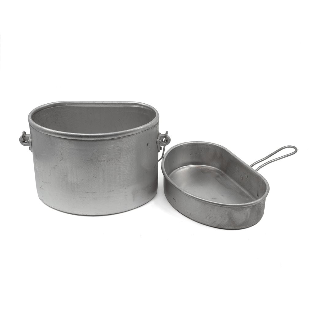 Vajilla italiana M54 de aluminio, dos piezas