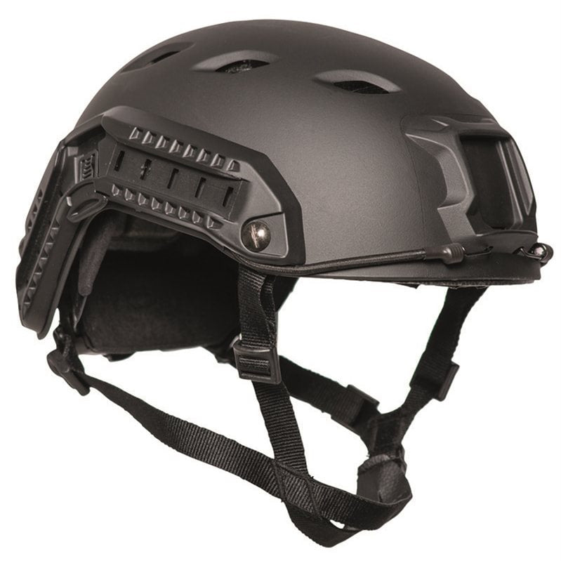 Casco FAST PARATROOPER plástico completo negro