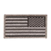Parche textil bandera EEUU reverso negro 5 x 7,5 cm