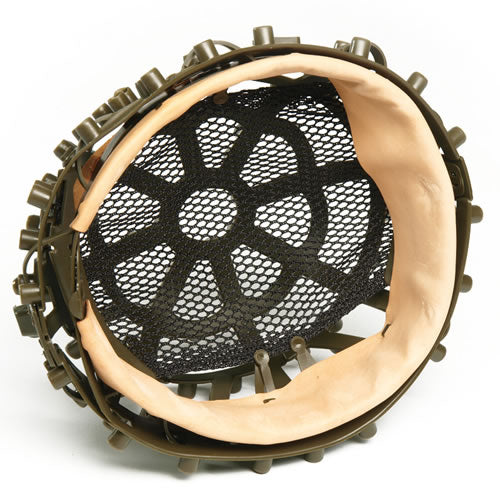 Banda para sudor BW de cuero para casco de kevlar