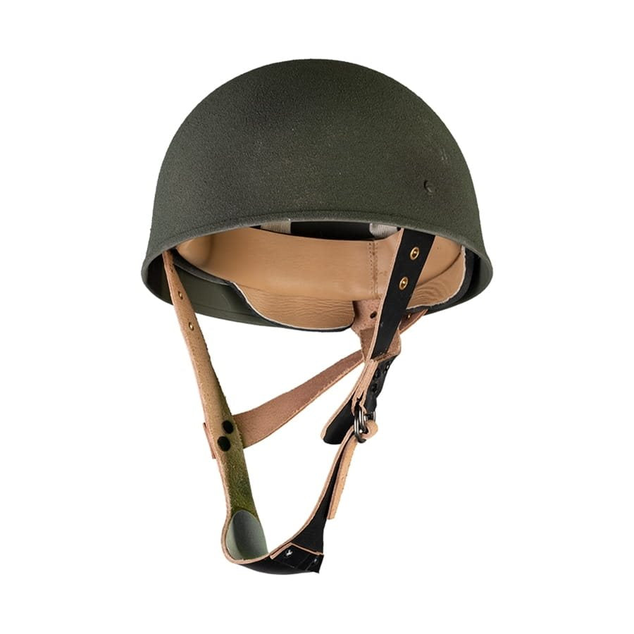 Reproducción de casco de paracaidista de la II Guerra Mundial