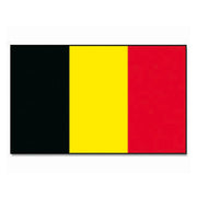 Bandera nacional de Bélgica 150x90 cm, 100% poliéster con ojales metálicos