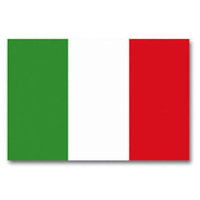 Bandera estatal de Italia 150 x 90 cm, 100% poliester, borde doble cosido y dos ojetes metalicos