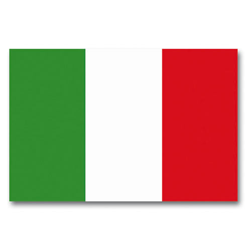 Bandera estatal de Italia 150 x 90 cm, 100% poliester, borde doble cosido y dos ojetes metalicos